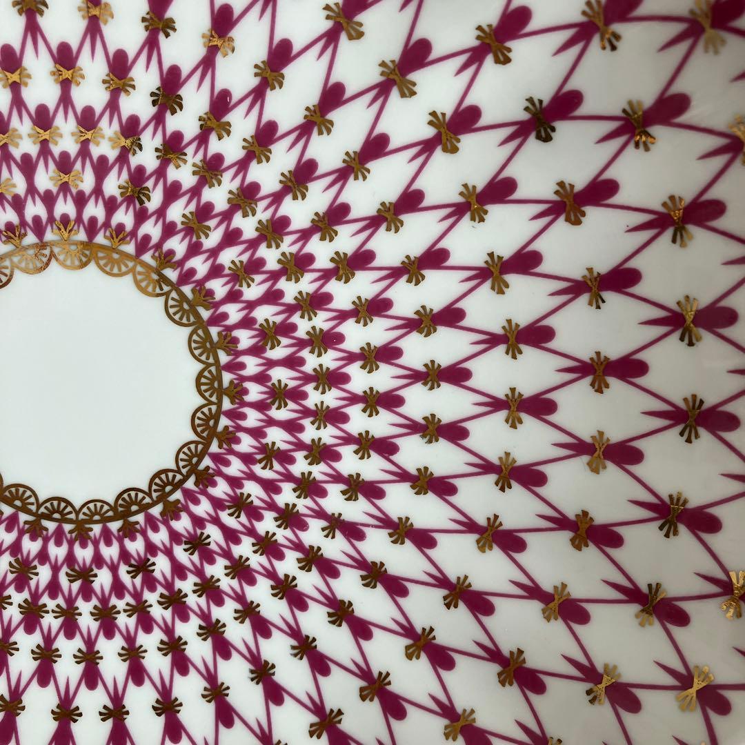 ロモノーソフ　フューシャネット　ビスケット皿