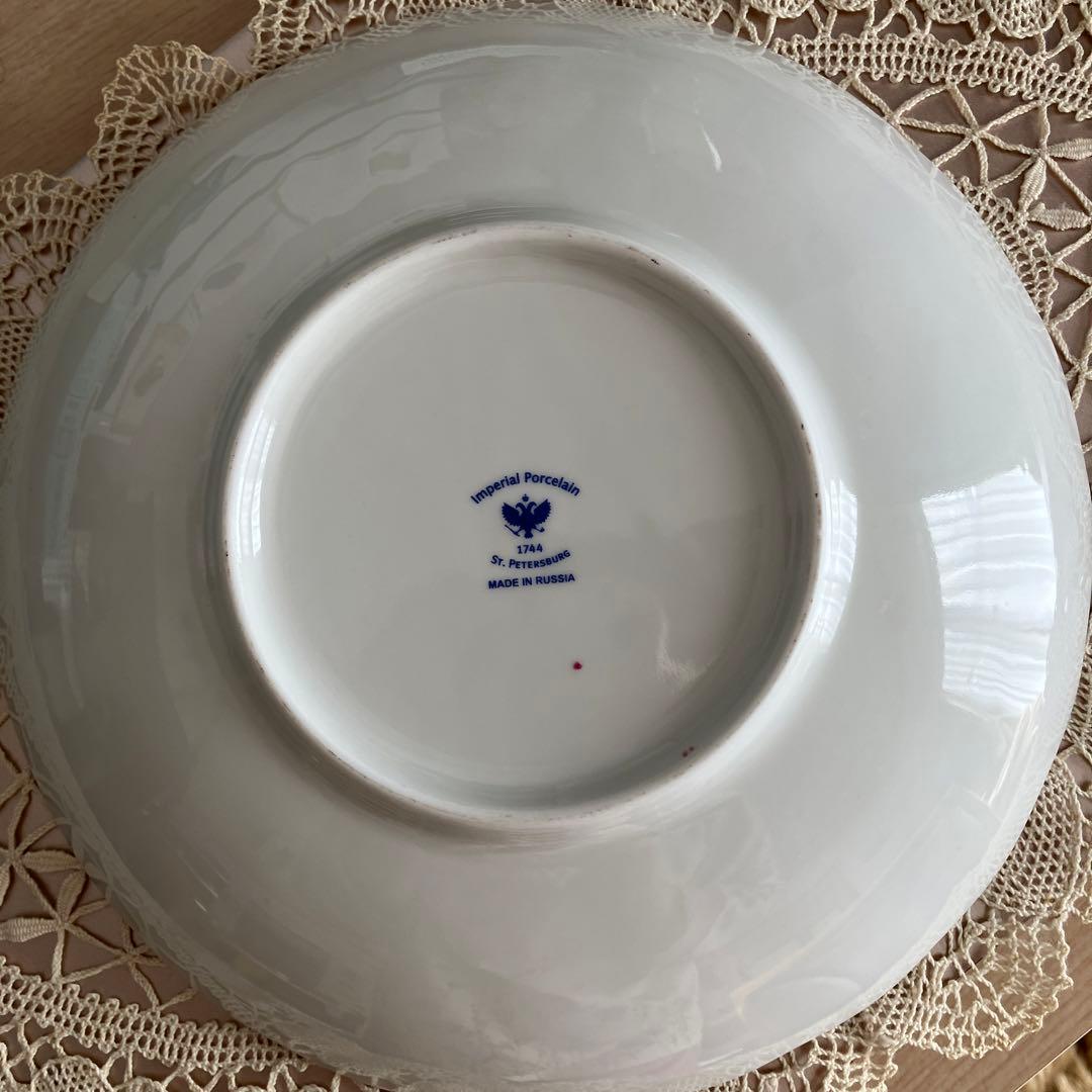 ロモノーソフ　フューシャネット　ビスケット皿