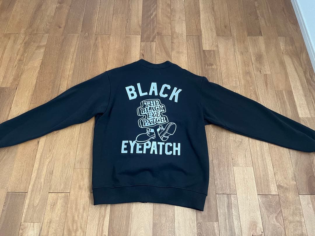 新品希少THE BLACK EYE PATCH ブラック Vネックカーディガン