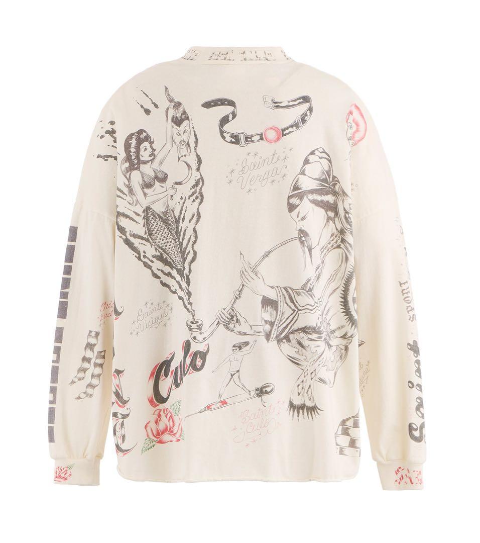 セントマイケル　ALX_LS TEE/DRAWING ロングTシャツ