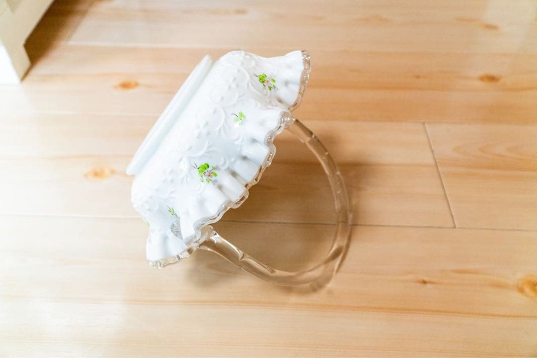 フェントン　フリルバスケット(花柄)