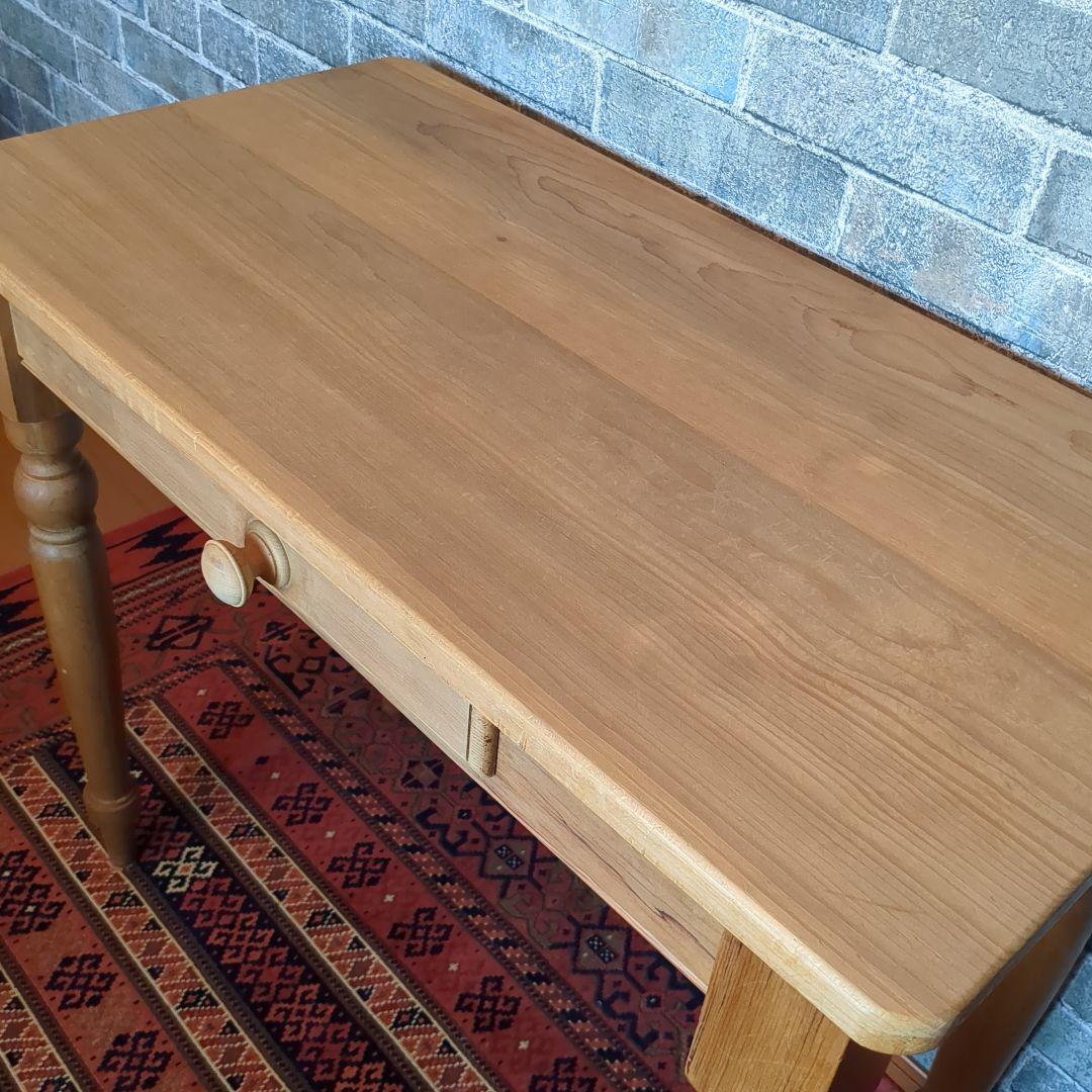 PINK HOUSE アンティークパイン木製テーブル