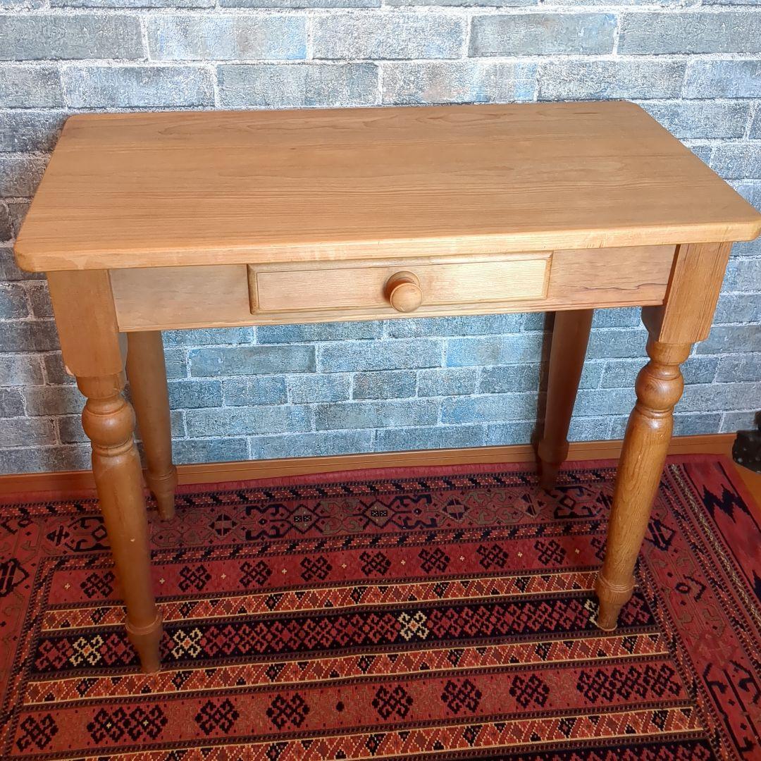 PINK HOUSE アンティークパイン木製テーブル