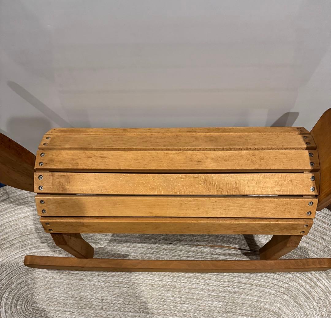 ミッドセンチュリーモダン木製ロッキング ヴィンテージ￼ ロッキングチェア