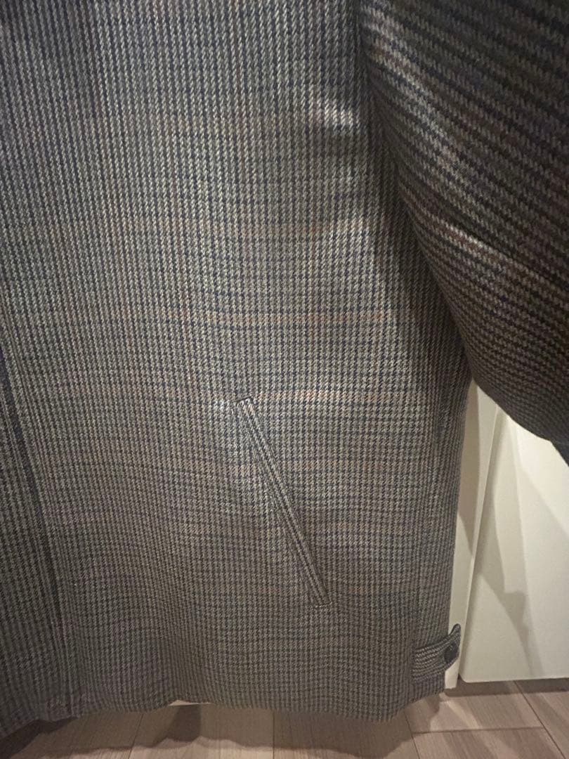 ジャケット・アウター AURALEE DOUBLE FACE CHECK ZIP BLOUSON
