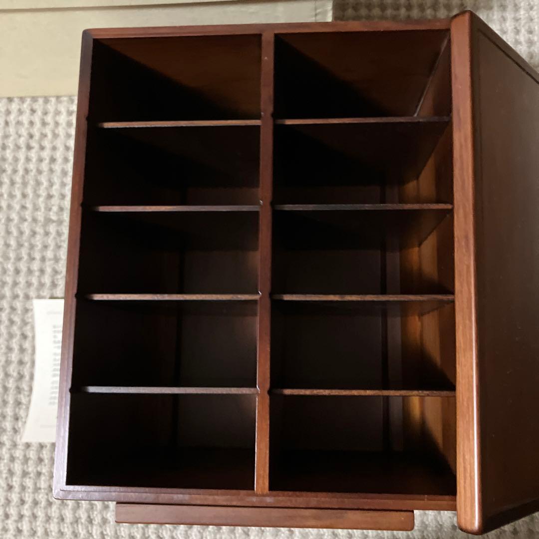 フレーム付き木製収納ボックス 10区画　豊岡クラフト