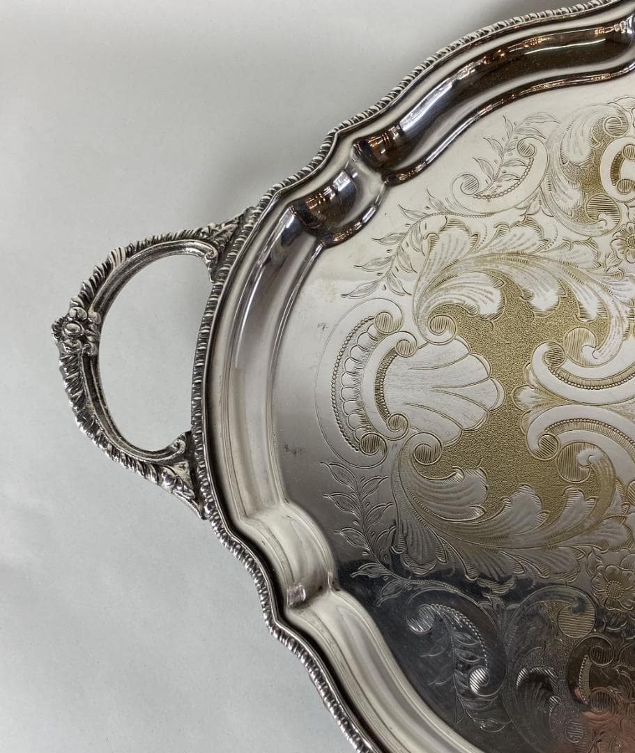 イギリス アンティーク Silver Tray