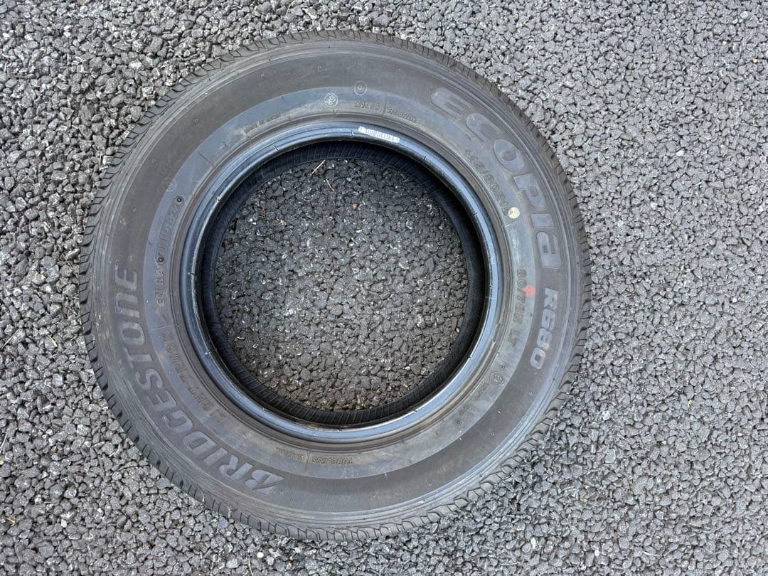 美品 ブリヂストン エコピア R680 145/80R12 80/78N LT