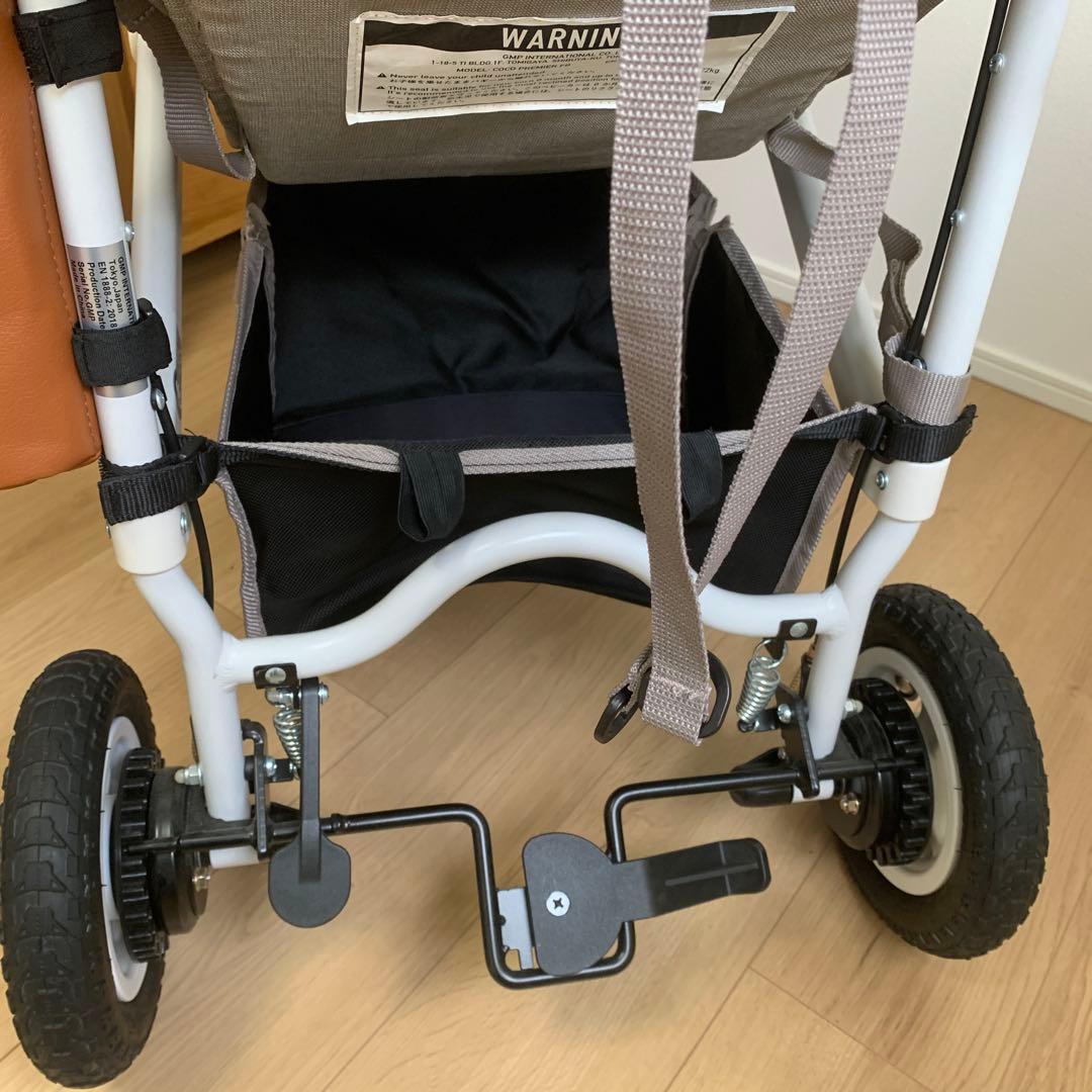 AIRBUGGY 折りたたみ式ベビーカー グレー/ブラウン