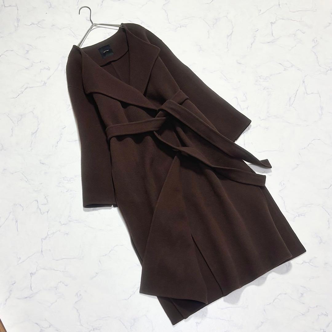 Spick&Span スピックアンドスパン / ヴェロアフォールドラペルコート