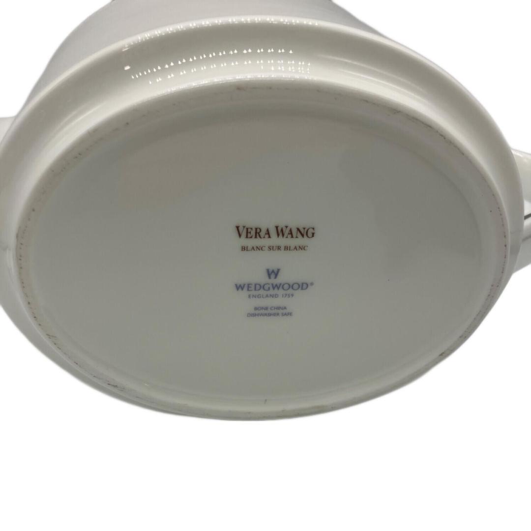 ウェッジウッド　ヴェラウォン ポットセット　Blanc Sur Blanc