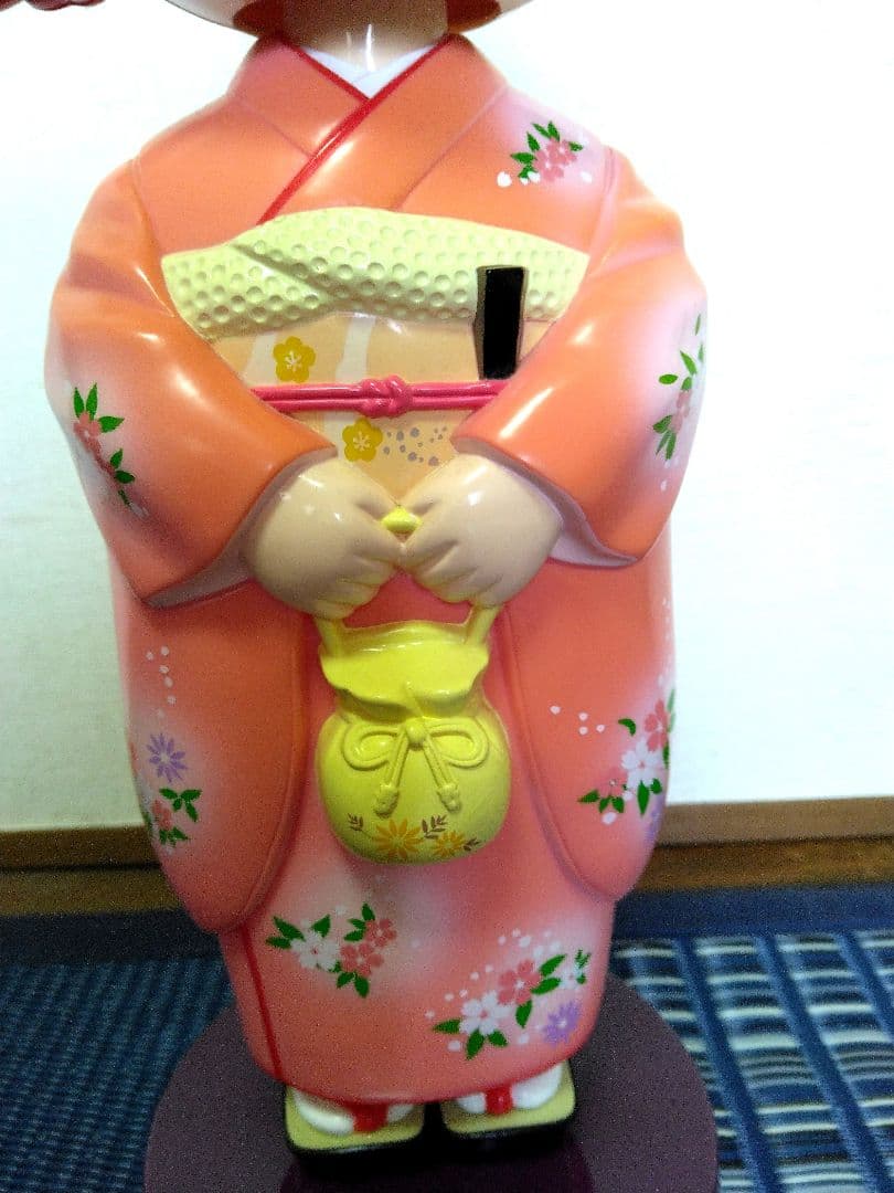 不二家 2003 親子でケーキづくり イベント ペコちゃん 首振り人形 非売品