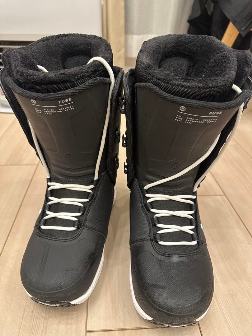 週末セール　RIDE FUSE スノーボードブーツ ブラック　26cm