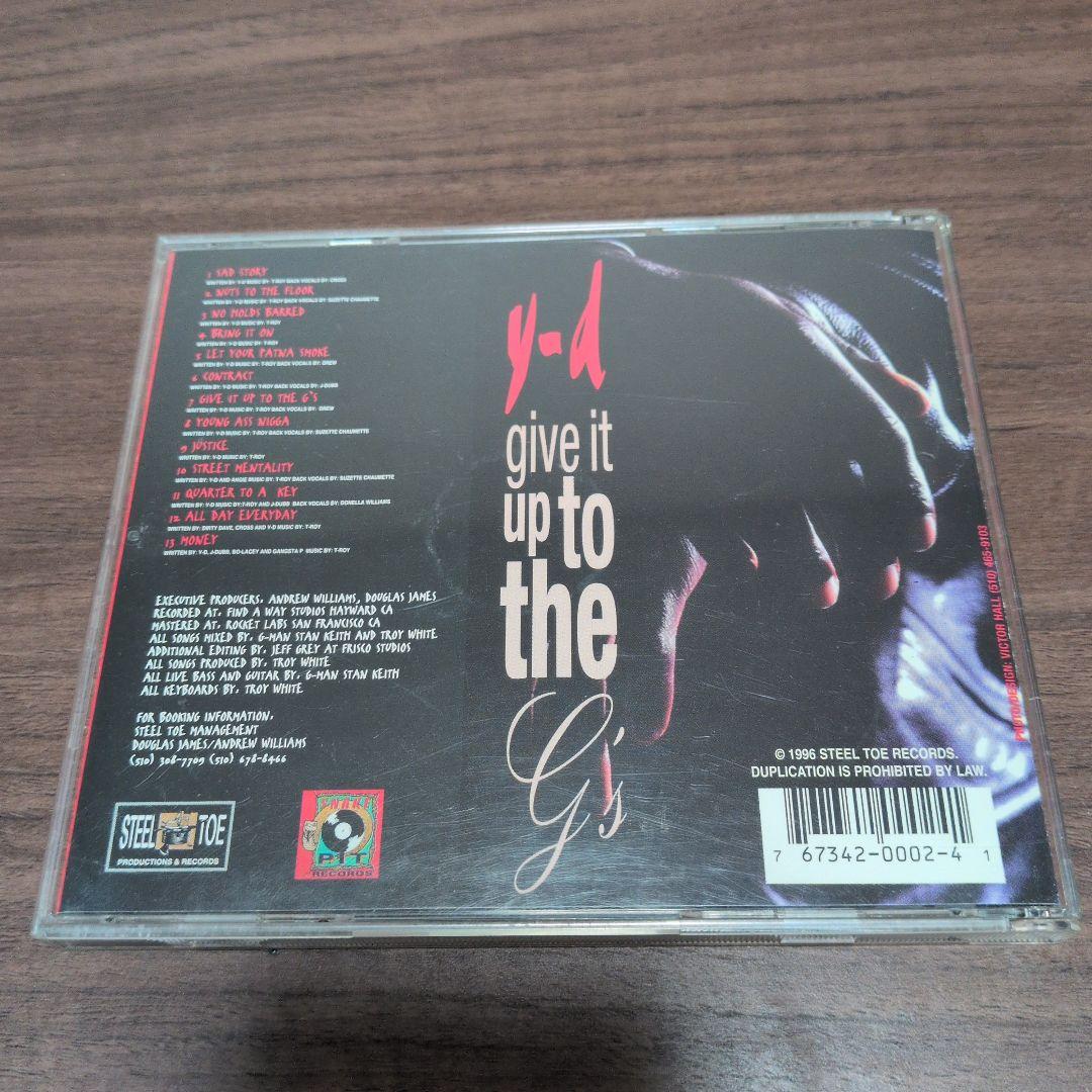 y-d give it up to the G's G-Rap オリジナル盤