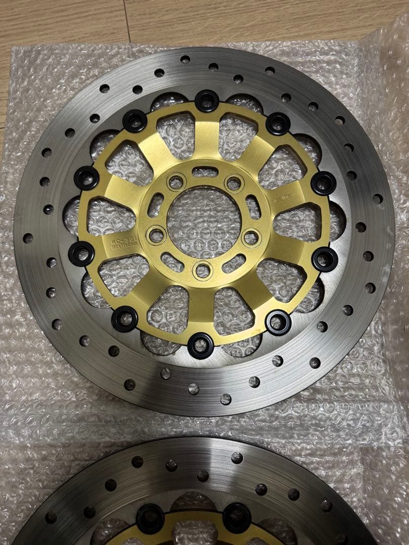 サンスターカスタムフロントディスク―カワサキ用KC-301 美品、使用距離少