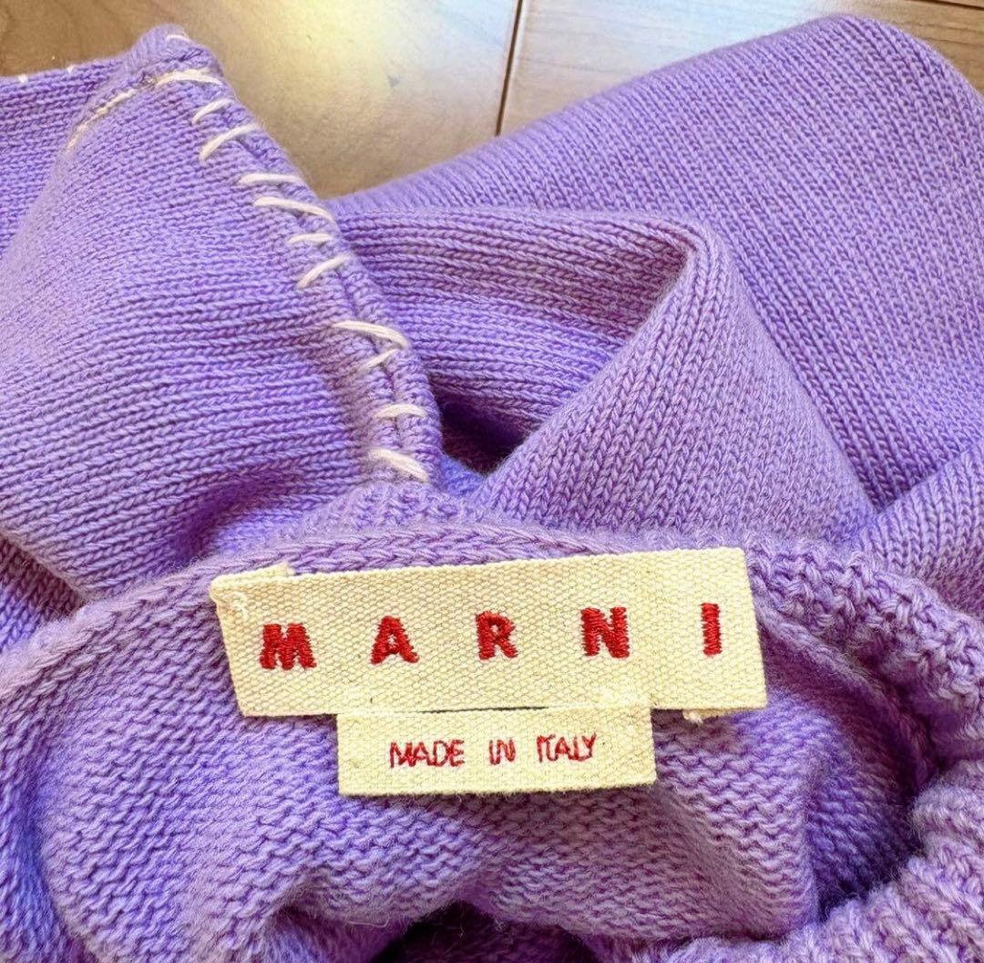 【2/5まで限定値下げ】MARNI ニット 刺繍 ステッチ　トップス