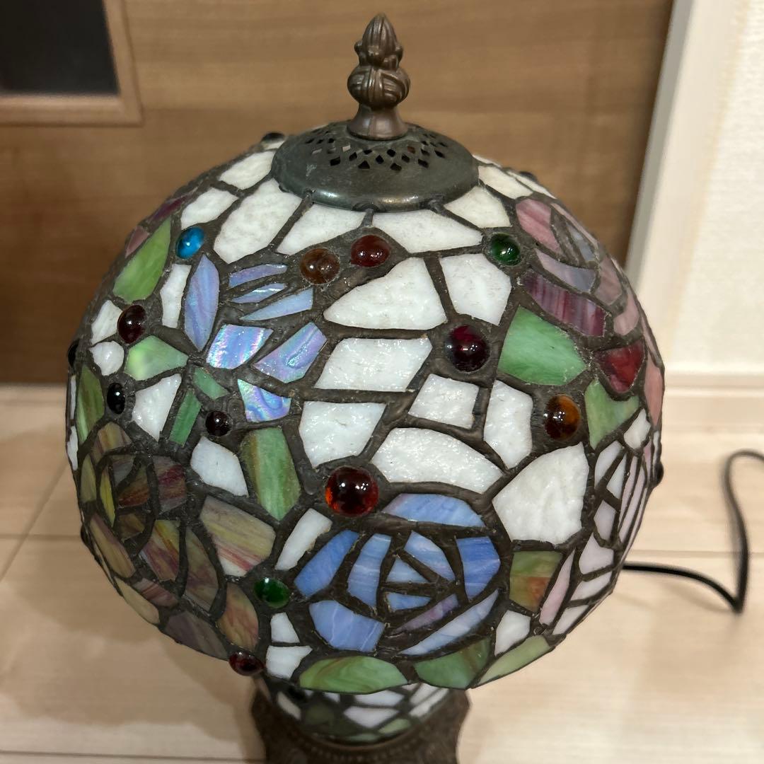 ステンドグラス スタンドライト　2灯　照明器具