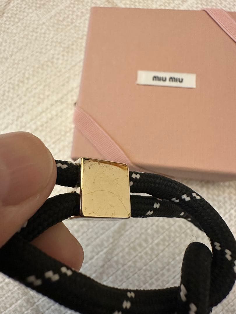 miumiu コード ブレスレット