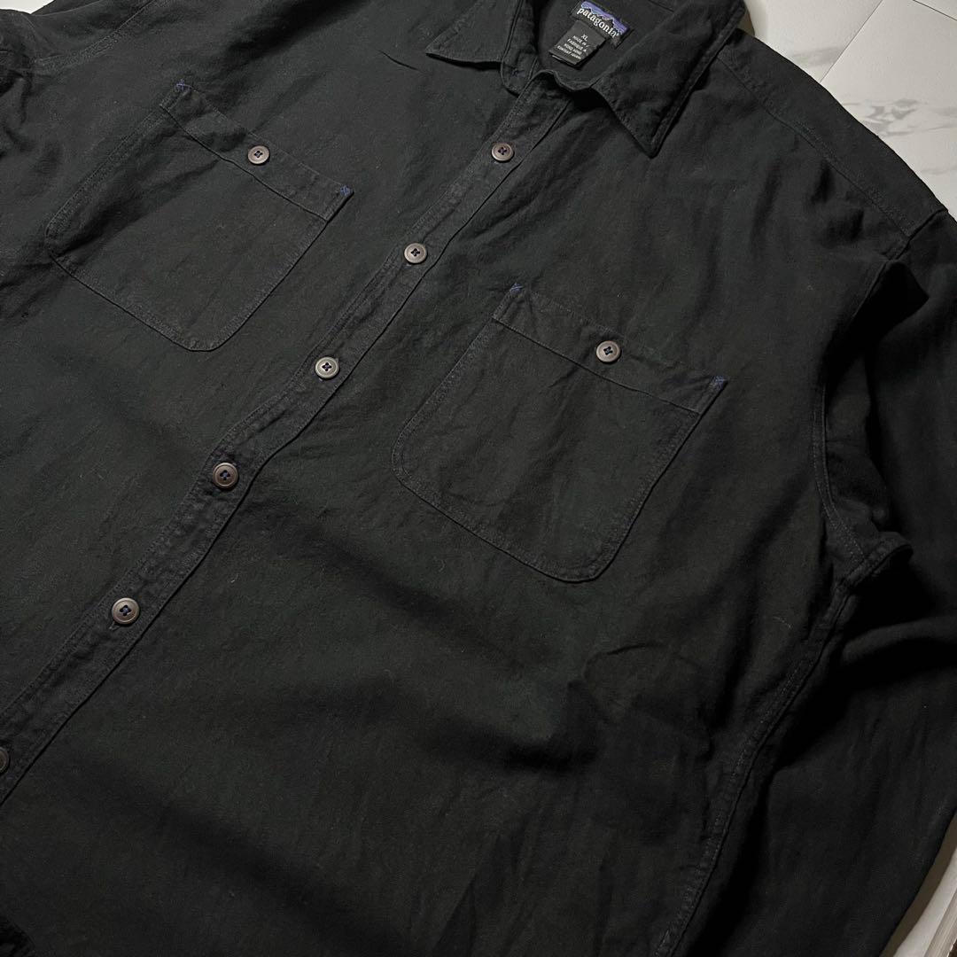 トップス Patagonia black work shirt