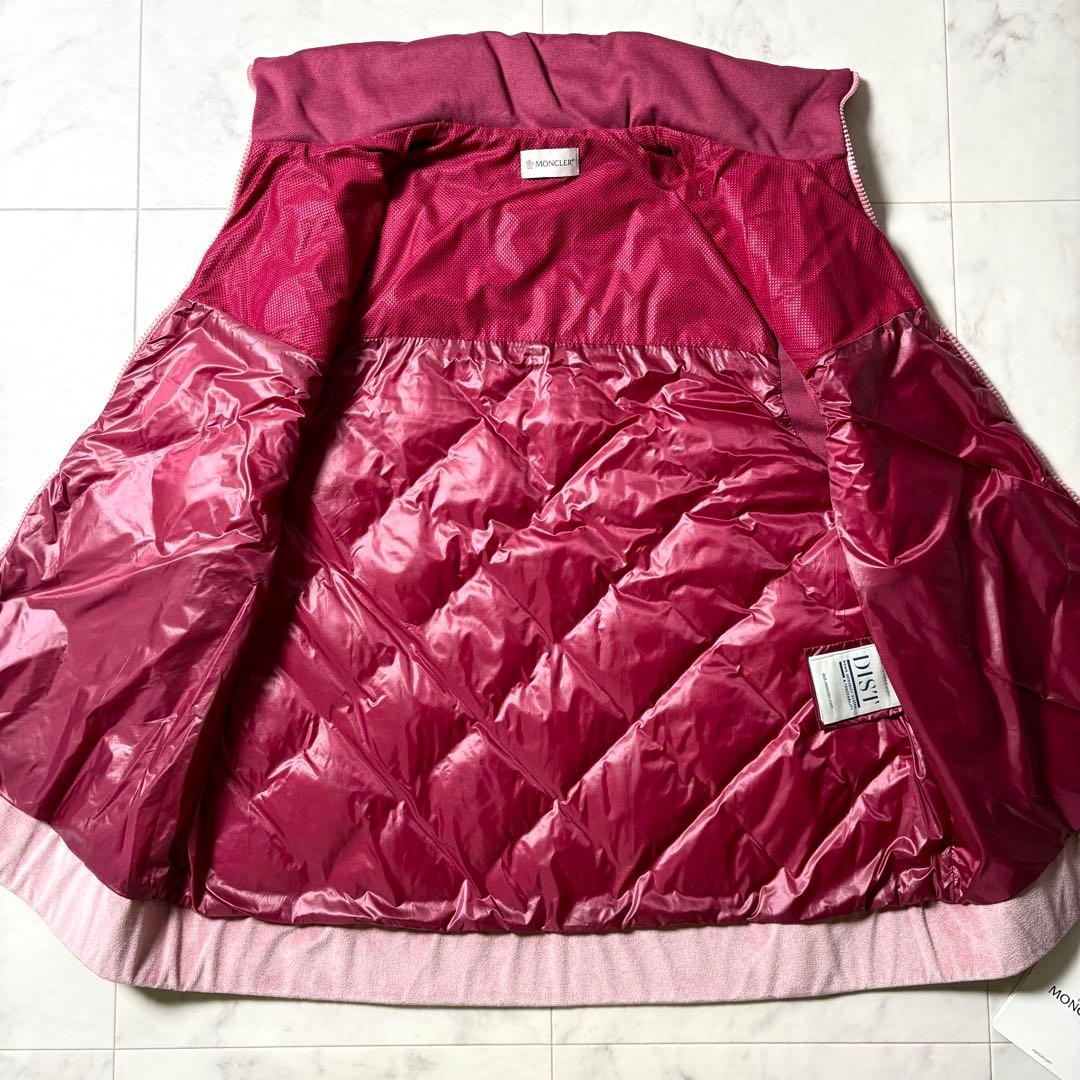 【未使用タグ付き】MONCLER ダウンベスト ベロア切替 キルティング L