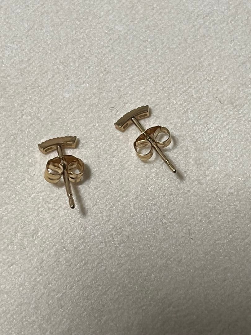 ete K18YG パーティクル ピアス