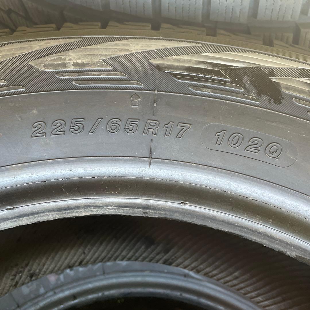 中古225/65R17 4本セット ヨコハマiceGUARD G075 21年
