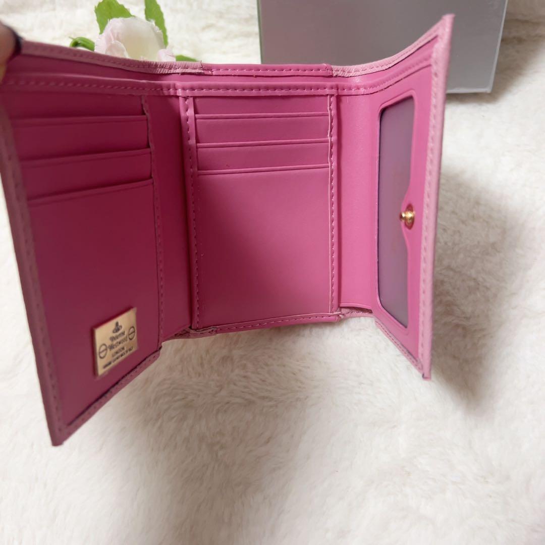 Vivienne Westwood ピンク 三つ折り財布