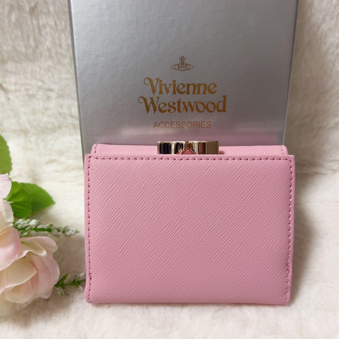 Vivienne Westwood ピンク 三つ折り財布