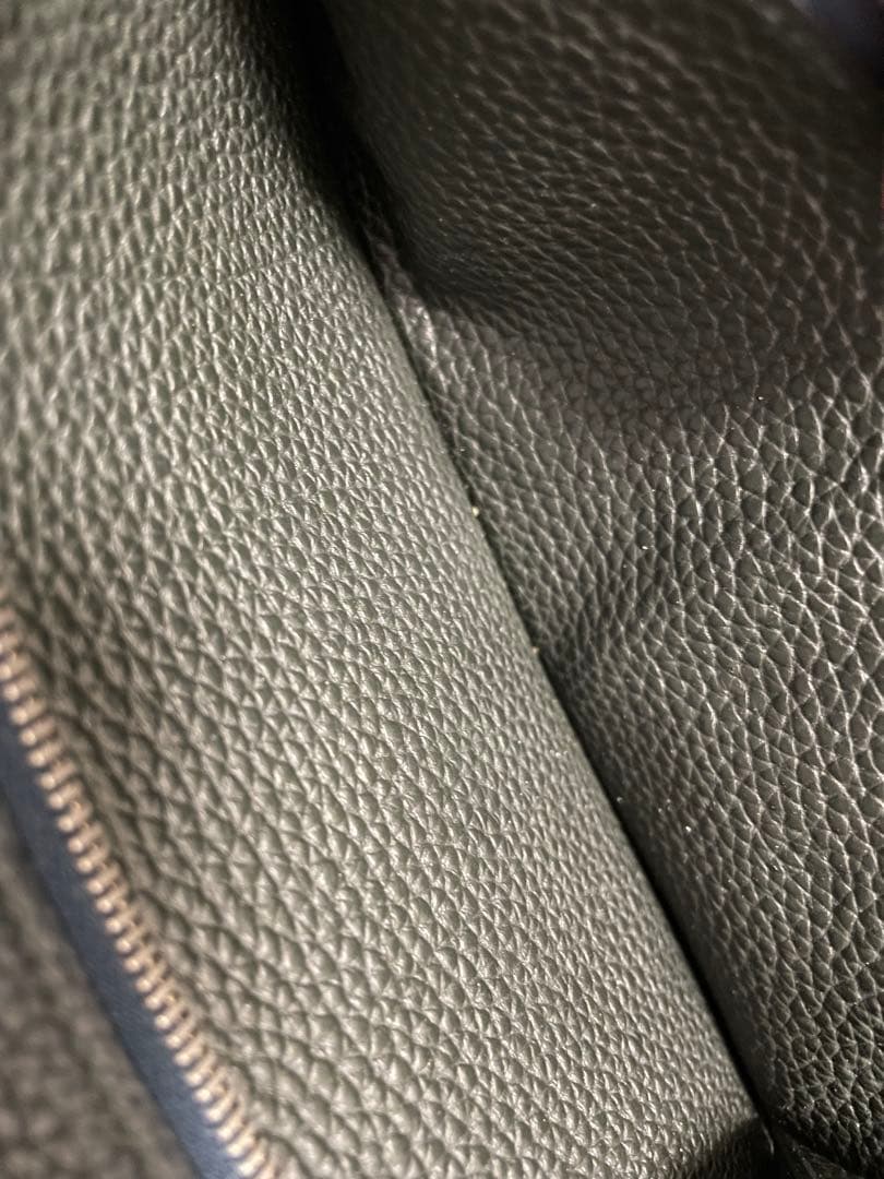 HERMES エルメス　ドゴンロング　長財布　レザー　ネイビー　男女兼用