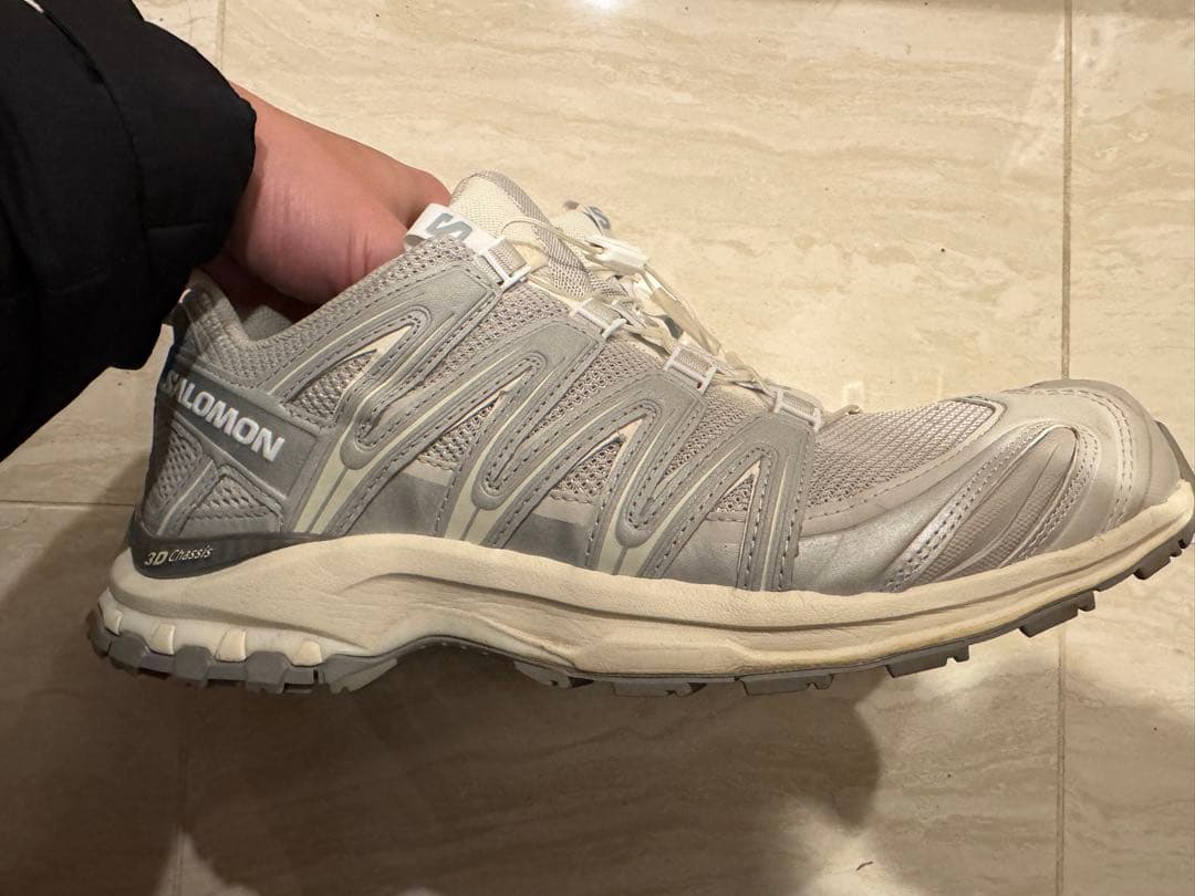 SALOMON XA PRO 3D スニーカー グレー シルバー 27.5