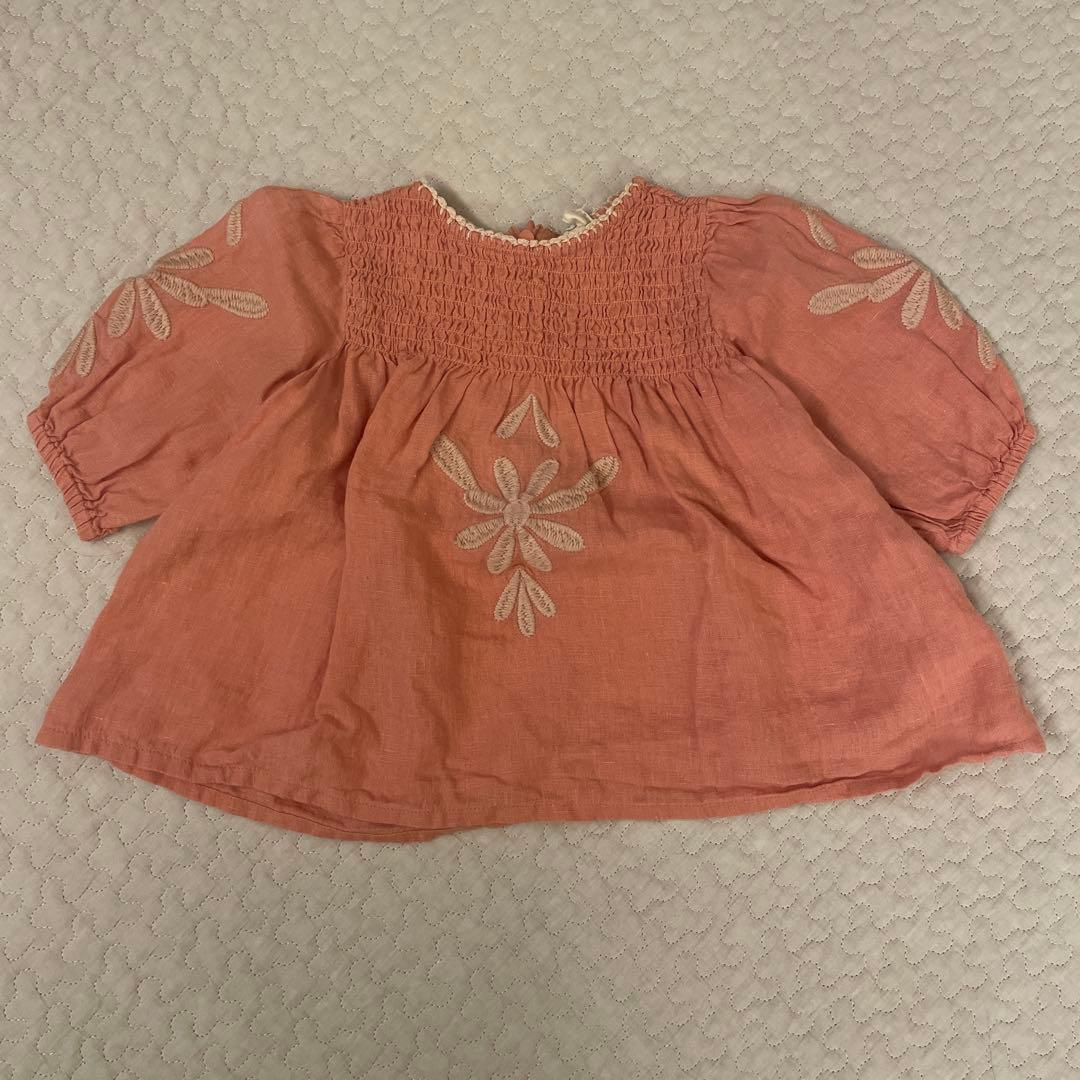 美品　アポリナ　6-12m ブラウス　ブルマ