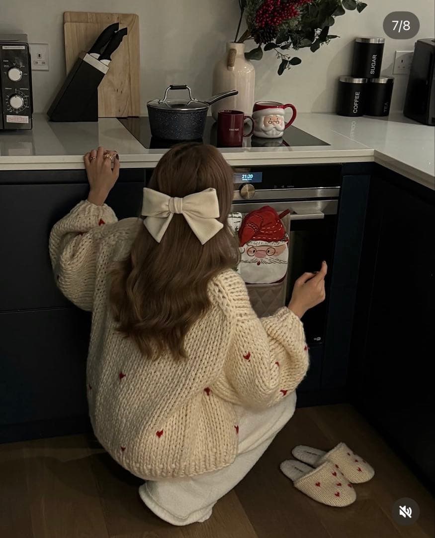 THETOE ハートカーディガン　クリスマスボックス