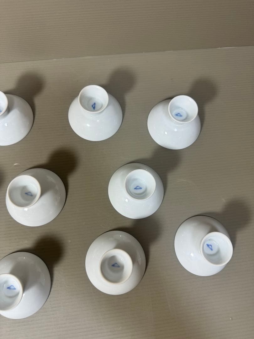 2188  深川製磁　森　猪口　11客　未使用