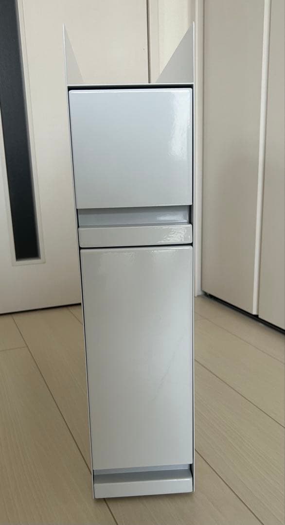 美品　Yamazaki(山崎実業) 隠せる調味料ラック 2段 ホワイト