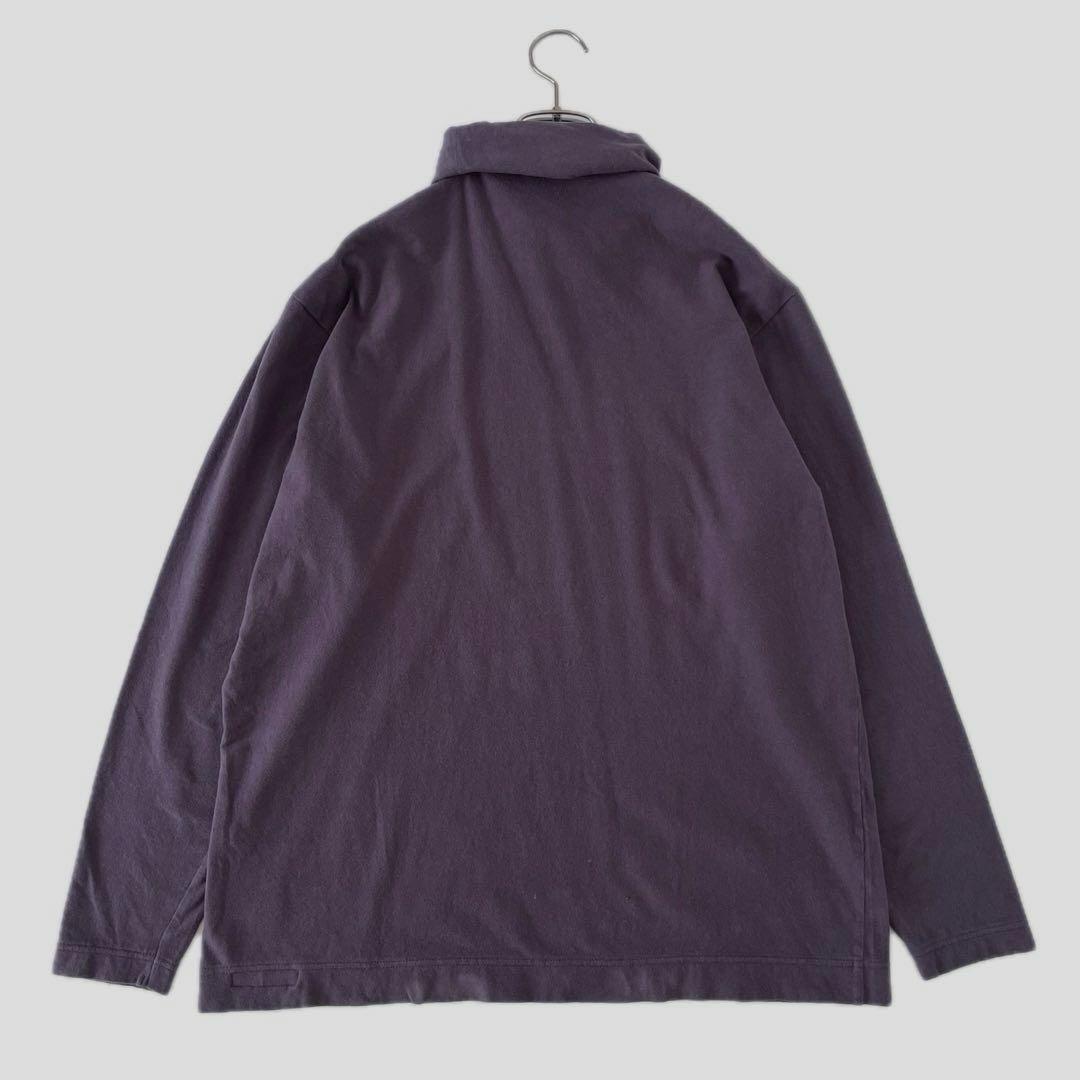 新品 PAPAS パパス ストレッチフライスタートルネック ロングスリーブシャツ