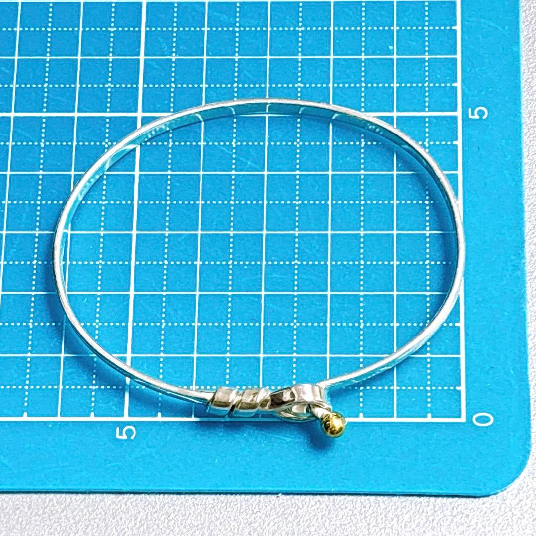 【美品】ティファニー フックアイ ブレスレット バングル 925/750
