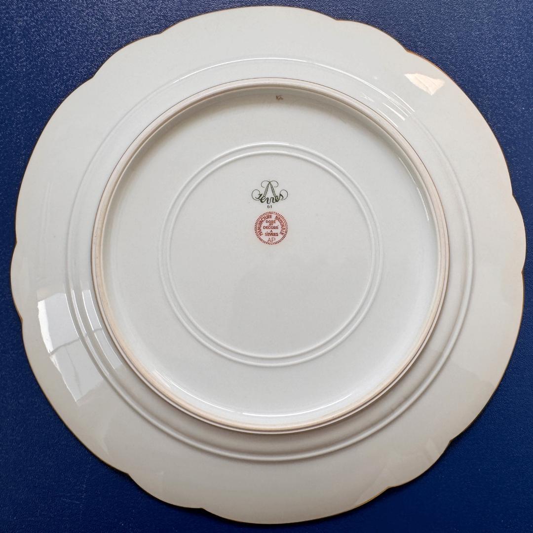 セーブル sevres 鳥文様皿C
