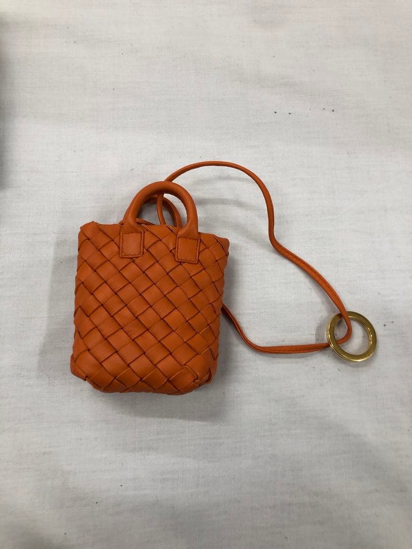 kny24536#171 BOTTEGA VENETA ミニチュアキーリング