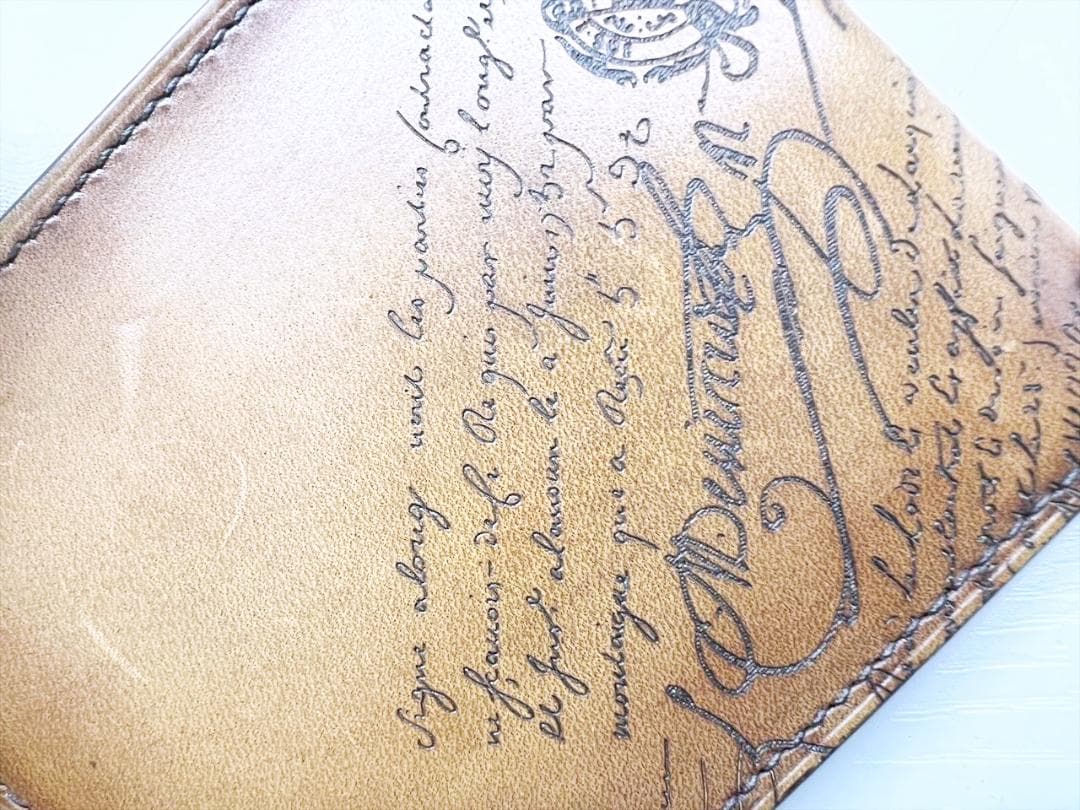 Berluti　ベルルッティ　アッサオ　スクリットレザー　マネークリップ