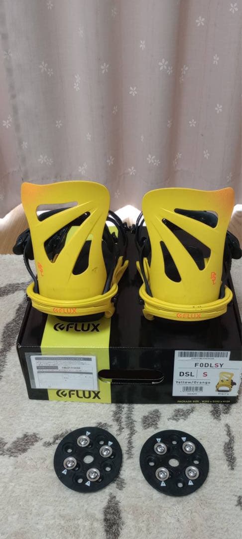 ビンディング FLUX DSL Sサイズ 19-20モデル イエロー