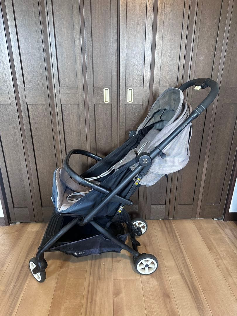 サイベックス　cybex 折りたたみベビーカー グレー