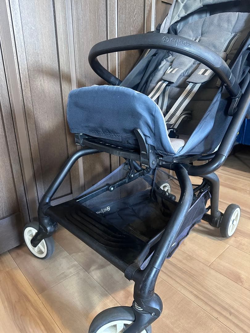 サイベックス　cybex 折りたたみベビーカー グレー
