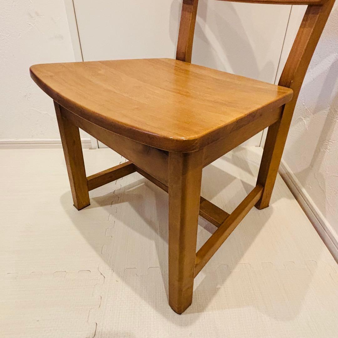 karimoku RUSTIC 子供用 木製チェア レトロ カリモク B