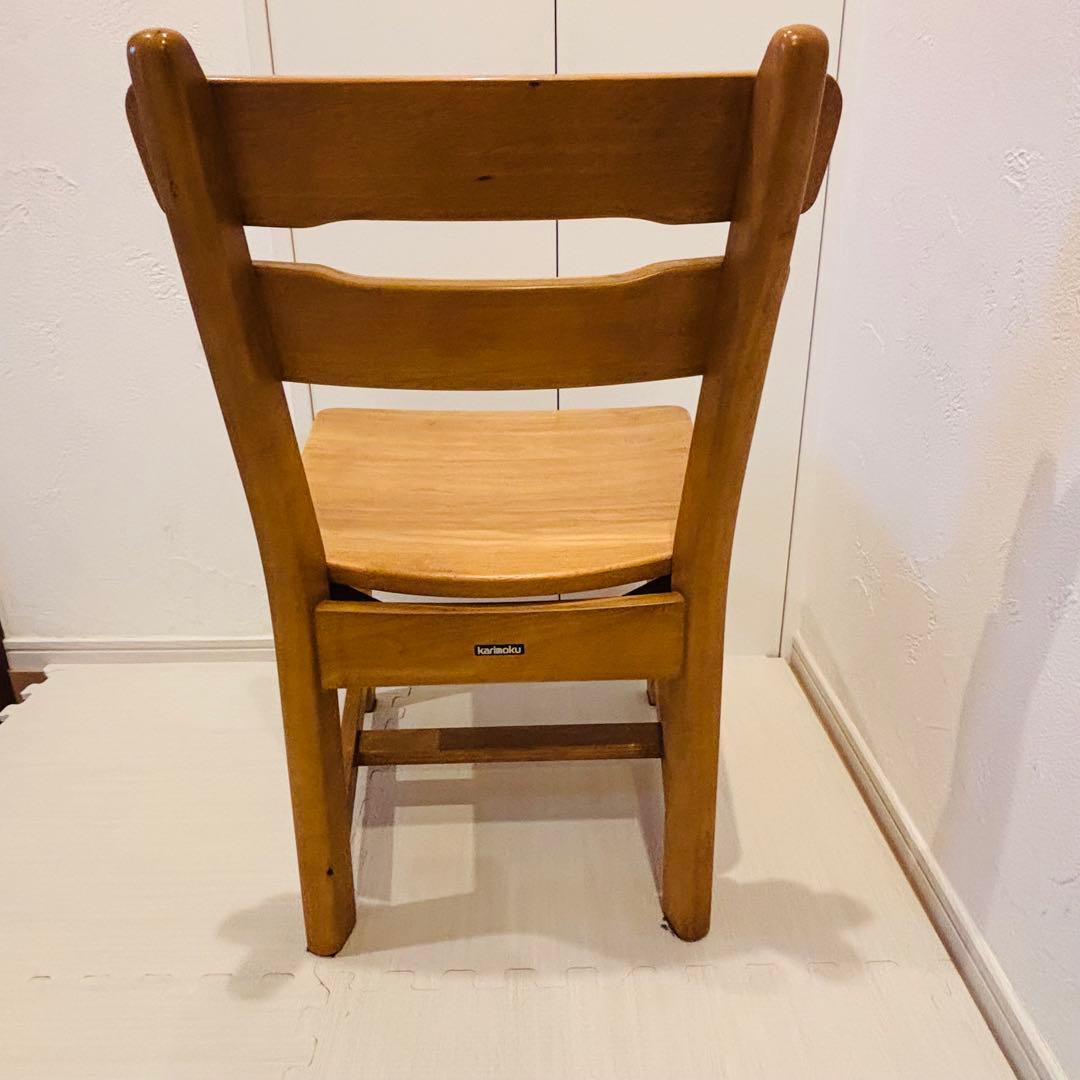 karimoku RUSTIC 子供用 木製チェア レトロ カリモク B