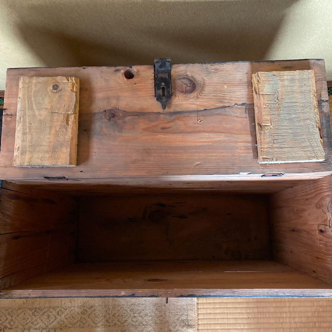 antique/アンティーク/France/ウッドボックス/トランク