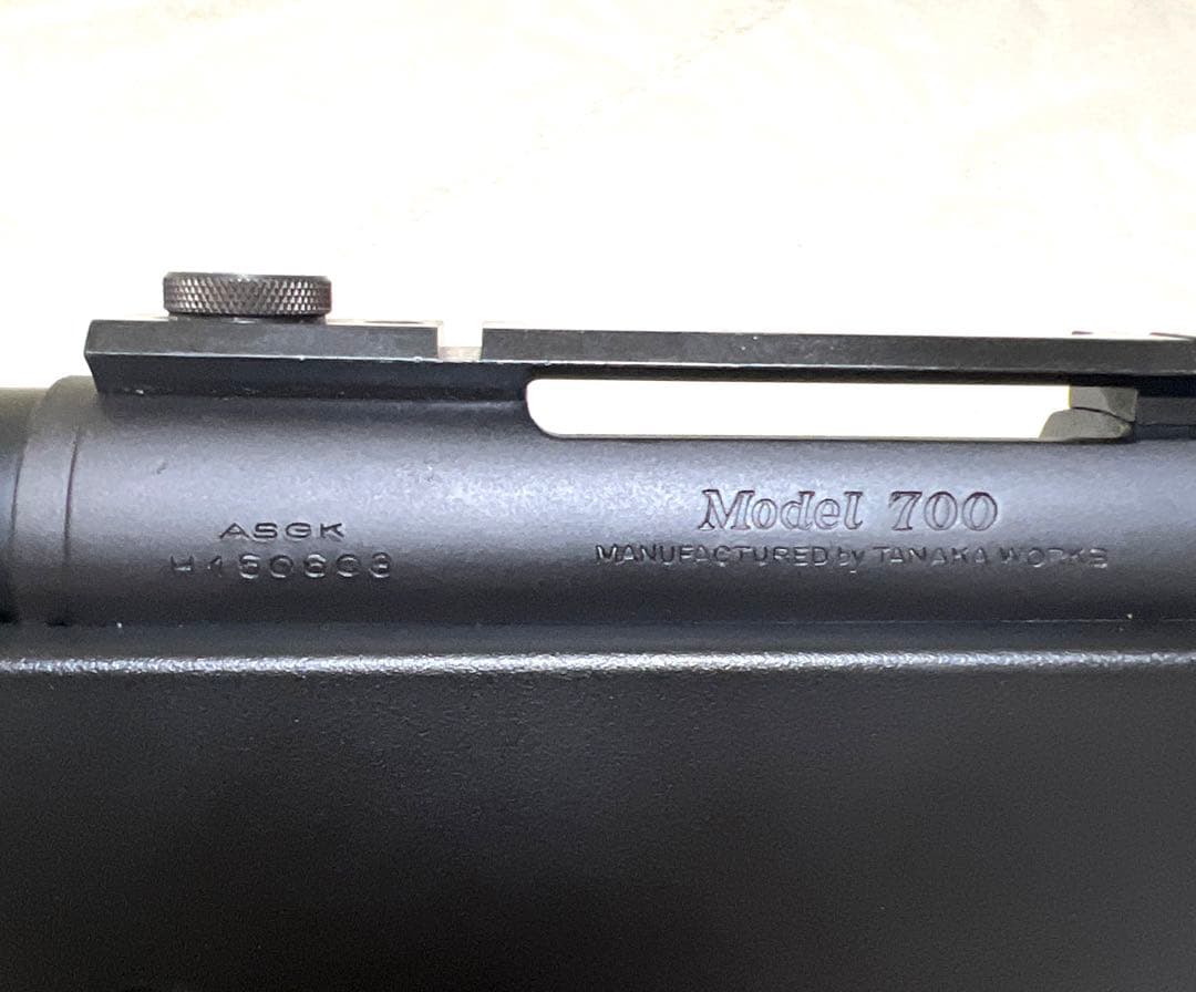 タナカワークス レミントンM700 AICS BK ASGK刻印あり、スナイパー