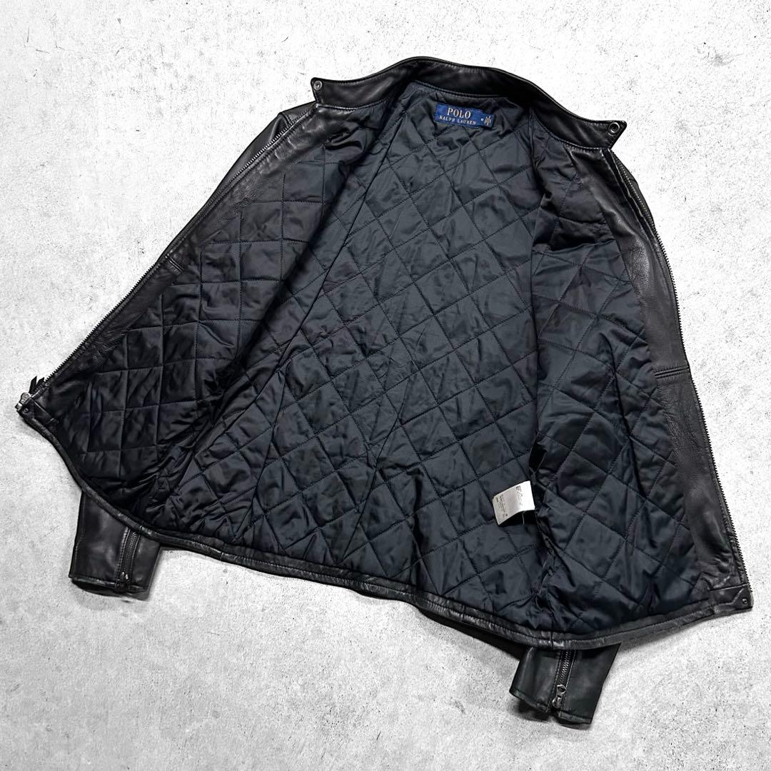 専用！ポロラルフローレン ノーポニー 現行 カフェレーサー レザージャケット