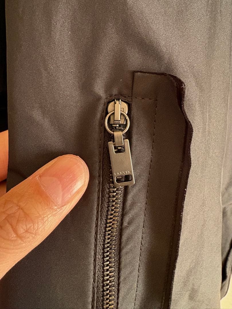LANVIN ランバン　ルカ期　中綿ブルゾン　ブラック　48