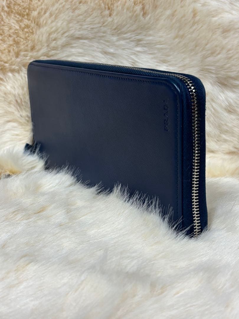 佐*大様 【美品】✨PRADA プラダ　サフィアーノレザー　ラウンドジップ　オー