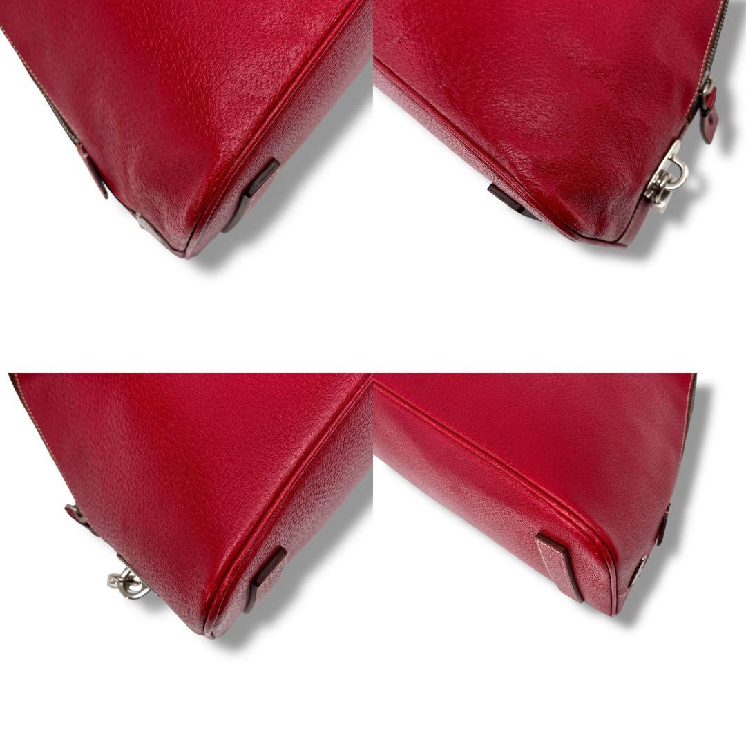 【極美品】PRADA プラダ　ボーリングバッグ　鍵付き　カデナ　ボストンバッグ